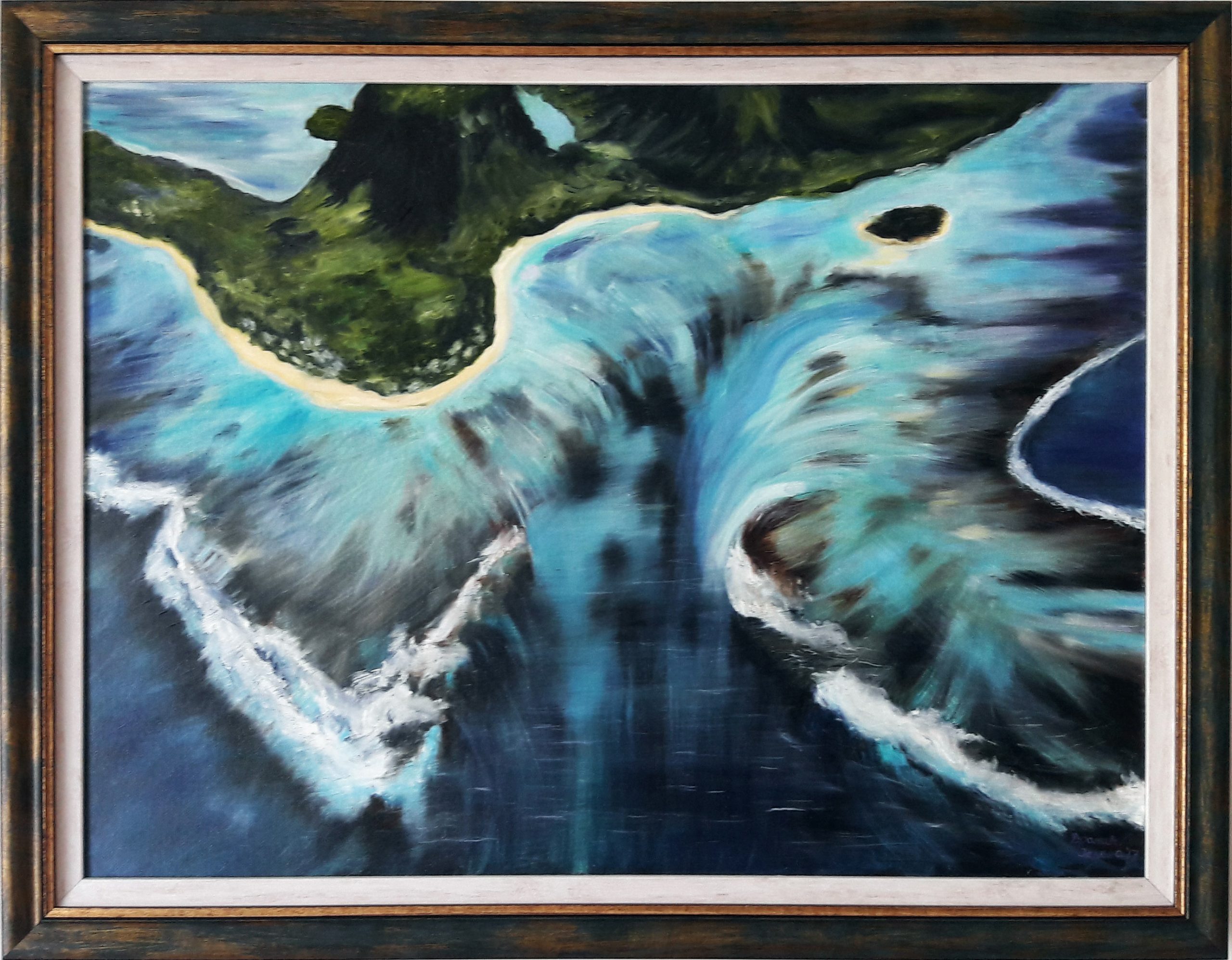 PODVODNA ILUZIJA, 45x60cm