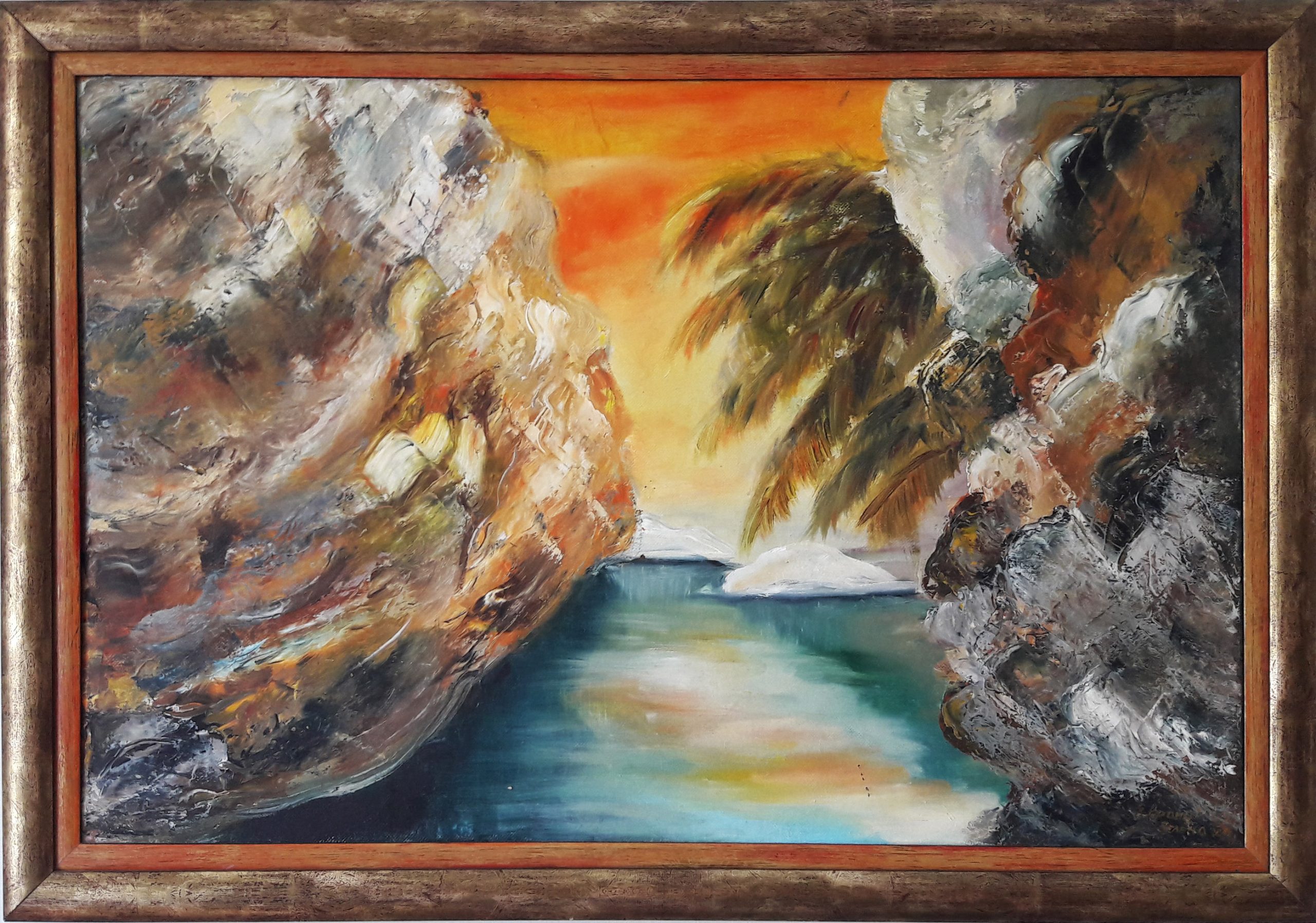 KANjON U OAZI, 45x60cm
