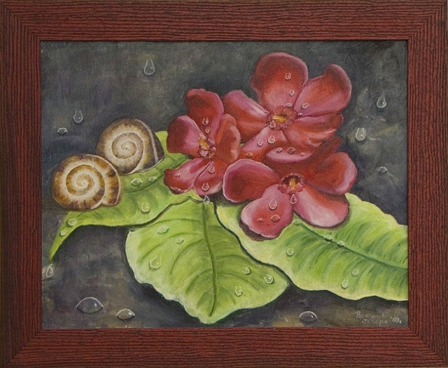 JUTRO U CVEĆU, 45x50 cm
