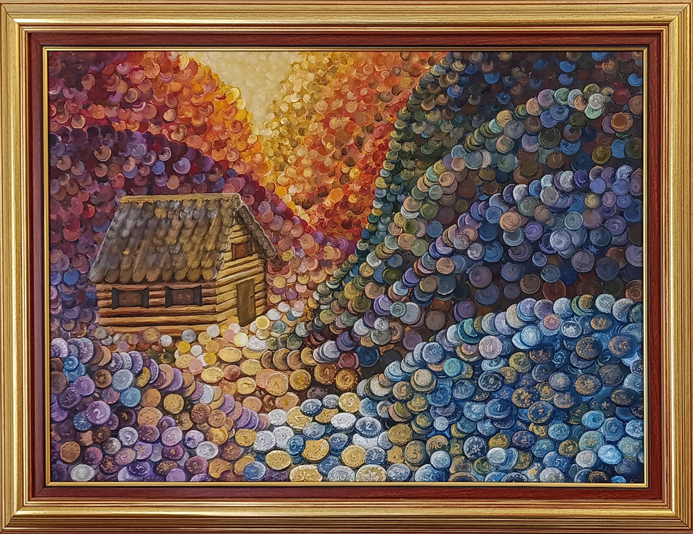 Čarobno mesto 50x70cm