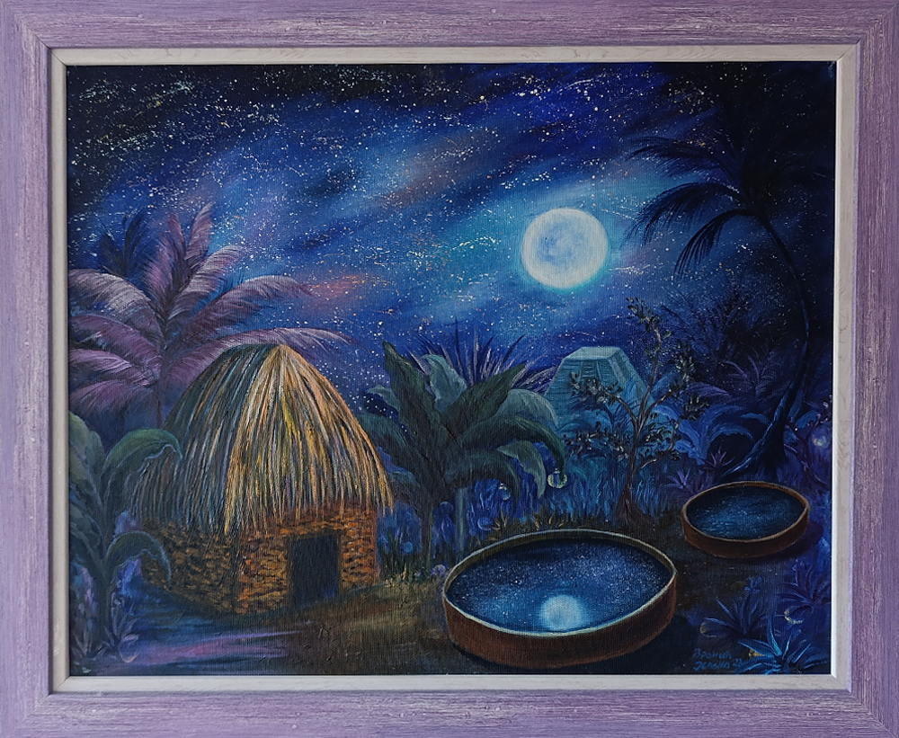 Majansko selo 45x50cm