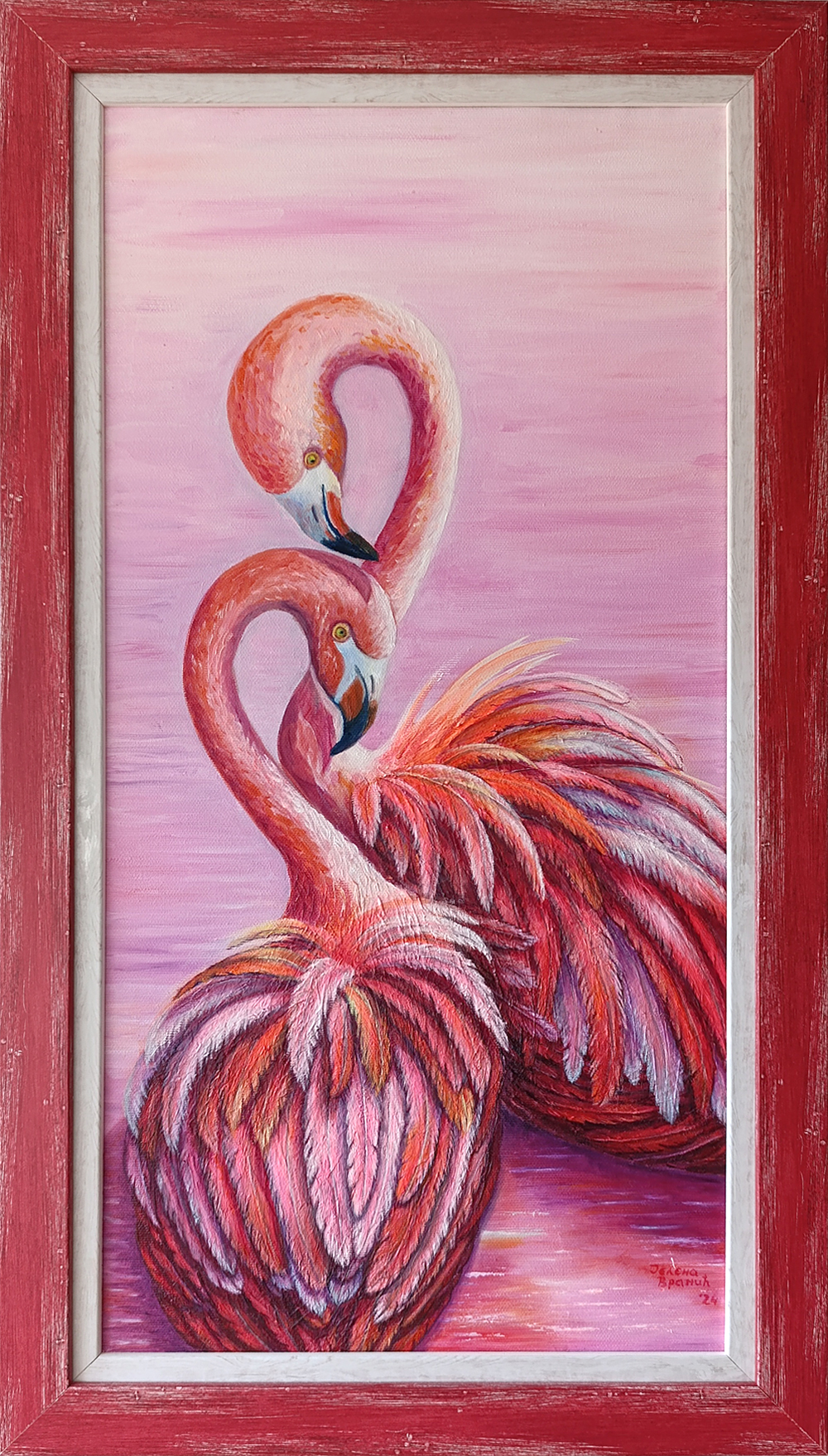 Rumen ljubavi, 60 x30cm