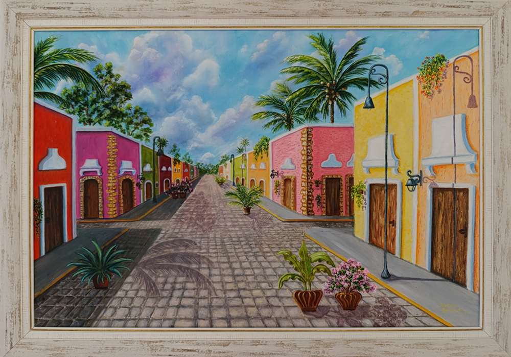 Siesta u Meksičkom Valjadolidu 45 x 50 cm