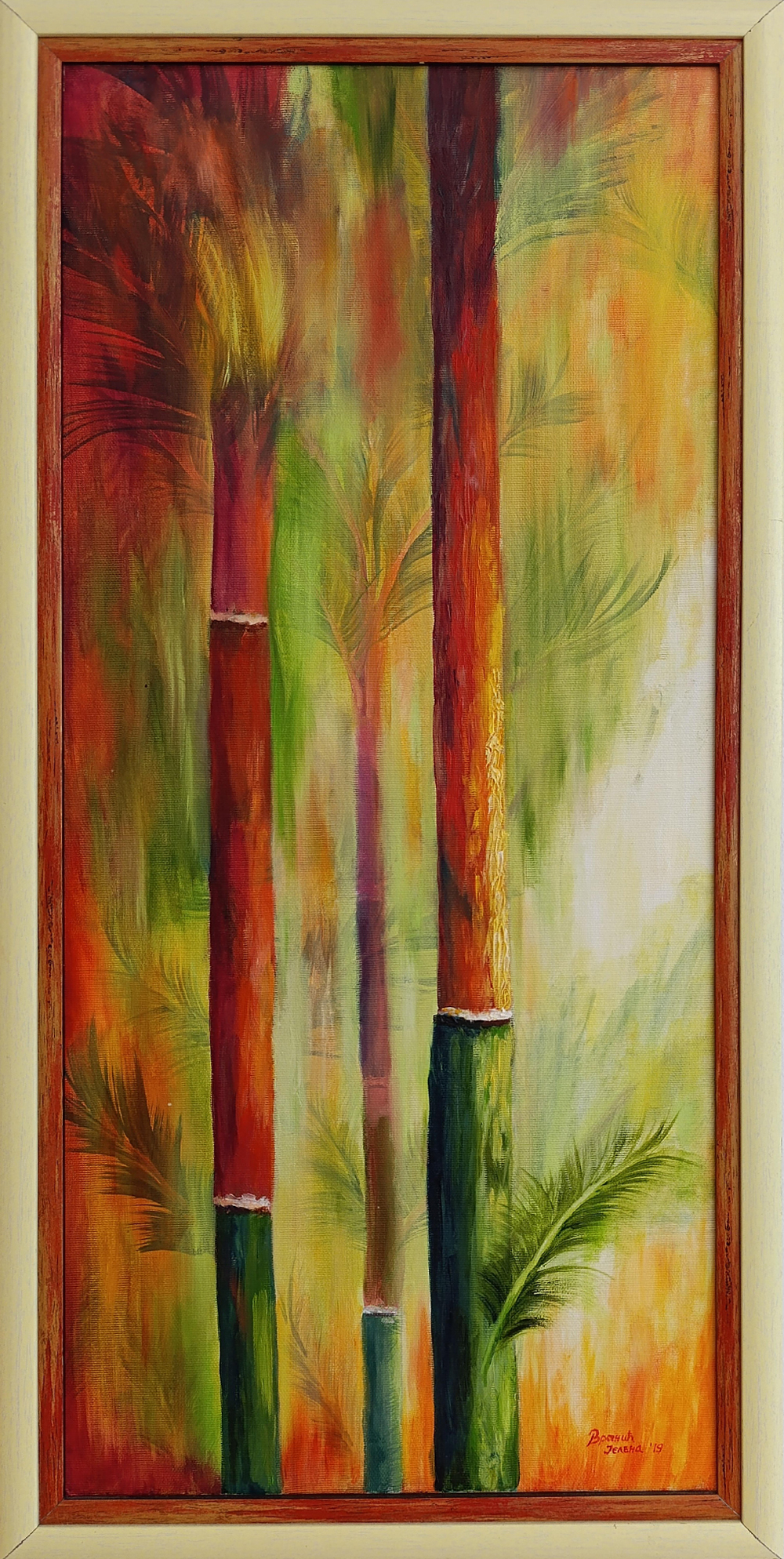 Vatreni bambus 60x30cm