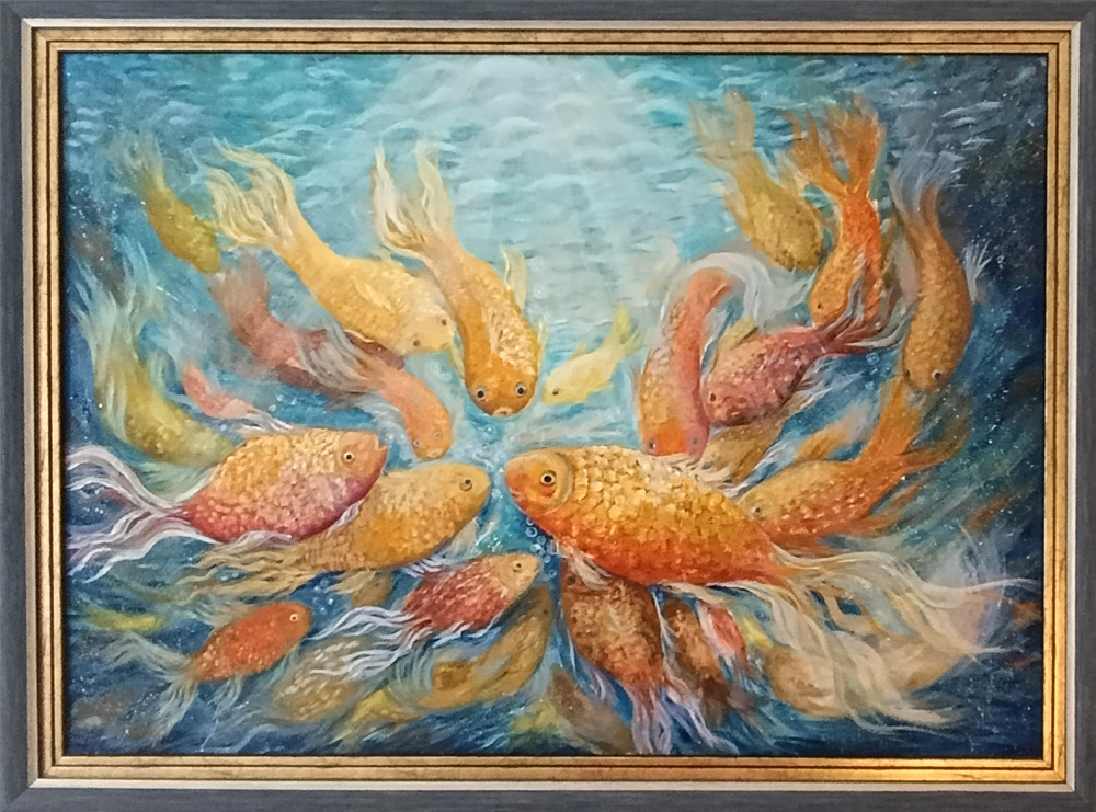 Zlatno jato 50 x 70cm